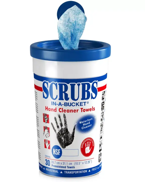 SCRUBS Hand Cleaning Towels 30 Wipes | SCRUBS